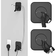 HomeMount TV Cable Hiding Kit - Wire Hiding Kit for Wall Mount TV Cable Management Kit Hidden TV Cables Behind Wall (Black)