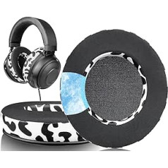 SOULWIT Cooling-Gel Professional Replacement Ear Pads for Razer Kraken 2019/Tournament Edition/Ultimate/Kitty, Earpads for Nari/Essential/Ultimate, Blackshark V2 X, Kraken X/V3 X Headset (Snow