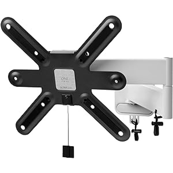 One For All WM6252 TV Wall Mount - Swivelling 180°/Tilt/Extendable TV Mount - 4K OLED QLED LED Flat Screen TV - 13 to 43 Inch - VESA 200 x 200 to 600 x 400 - Max. 40 kg