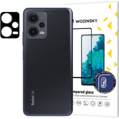 Закаленное стекло 9H для камеры Xiaomi Redmi Note 12 5G / Poco X5 5G, полное стекло камеры