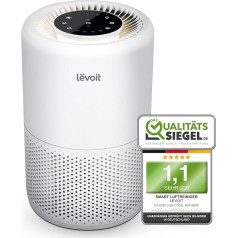 Очиститель воздуха Levoit с управлением через приложение, H13 HEPA фильтр, 170 м³/ч CADR, до 35 м², очиститель воздуха для аллергиков, курильщиков, совм