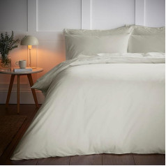 Bianca Tencel™ Lyocell 200 Thread Count Temperature Regulating Duvet Cover Set with Pillow Case - Single - Natural