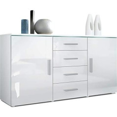 Vladon Сервант Faro V1 V2 белый