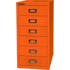 Bisley L296103 Тумба с ящиками - цвет оранжевый - H 590 x 279 x 380 мм