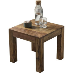 Finebuy Möbel Zum Wohlfühlen FINEBUY Sheesham Coffee Table 45 x 45 CM Solid Wood Side Table