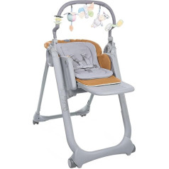 Polly Magic Relax High Chair с уменьшением сиденья и игровой дугой