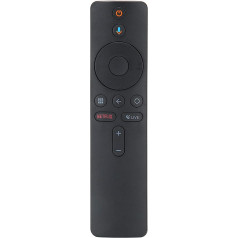 Junbyuhu Bluetooth Smart Voice Remote Control Replacement Подходит для Xiaomi Mi Box S TV (Пожалуйста, убедитесь, что ваше устройство поддерживает Bluetooth Voice Remote)