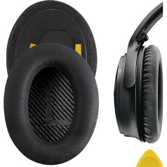 Geekria Ohrpolster für Bose QuietComfort QC35, QuietComfort qc25 Acoustic Noise Cancelling Kopfhörer Ersatz Ohr Pad/Ohr Kissen/-Cups/-Cover (schwarz)