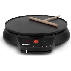 Winkel GOO30 Crepes-Maker / 30cm Durchmesser / 5 Wärmestufen / inklusive Teigverteiler / 1000 W / schwarz