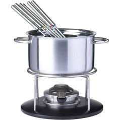 Spring 2626516020 Basic Fondue-Garnitur, Edelstahl, silber, 28 x 28,4 x 29,4 см.