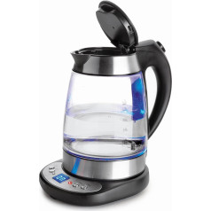 LACOR 69292 Elektrischer Wasserkocher Glas 1,7 л 2200 Вт Lacor-69292-Elektrischer, Edelstahl, grau