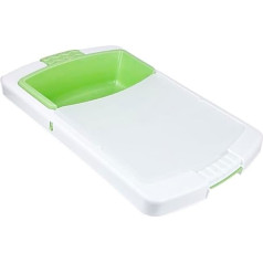 InnovaGoods V0103234 Выдвижная разделочная доска 3 в 1 с лотком, контейнером и дуршлагом 3 в 1 Практик, полипропилен (PP), разноцветный