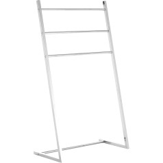 Premier Housewares Напольная 3 барная наклонная трубчатая подставка для полотенец - хром