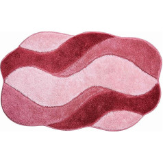Grund Badteppich 100% Polyacryl, ультрамягкий, rutschfest, ÖKO-TEX-zertifiziert, 5 Jahre Garantie, CARMEN, Badematte 80x140 см, rosé