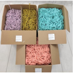 Хлопковый шнур 5 мм 1000 м, 46 цветов, шнур для макраме, пряжа для макраме, хлопковая пряжа, плетеный хлопковый шнур 5 мм с сердечником, шнур для в