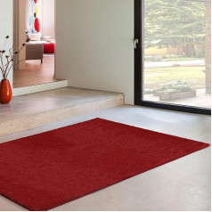 Универсальный ковер Velur с коротким ворсом гладкий 100% полипропилен красный 60 x 250 см