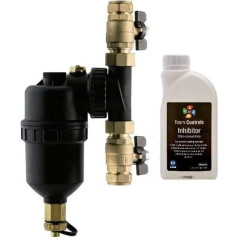Магнитный фильтр для котла 22 мм Inline für Zentralheizung + ингибитор