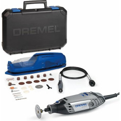 Многофункциональный инструмент Dremel 3000 130 Вт, в комплекте 1 насадка, 25 аксессуаров, переменная скорость 10 000 - 33 000 об/мин для резки, шлифовки, г