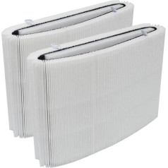 PUREBURG Сменный HEPA-фильтр, совместимый с Blueair Blue Pure 411i Max и 411a Max Air Purifier F4MAX, H13 2-в-1 этап фильтрации, высокоэффективный слой активированного угля, 