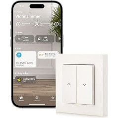 Eve Shutter Switch - умное управление рольставнями со встроенными расписаниями, адаптивное затенение, голосовое управление Siri, таймер, удаленный д