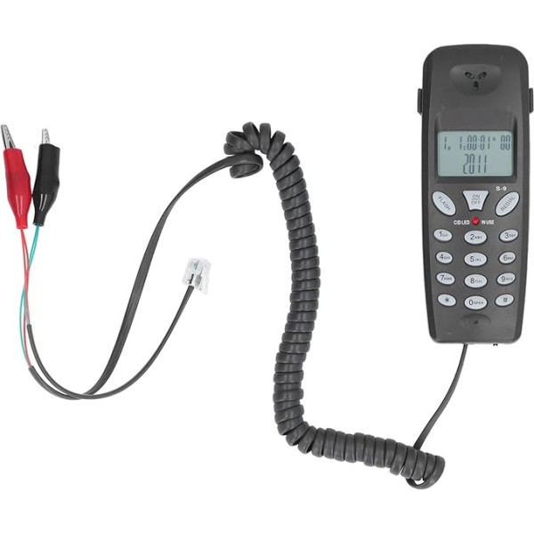 Dpofirs Проводной телефон, FSK DTMF Caller ID Телефон Проводной телефон Landline Мода Расширение Телефон для дома