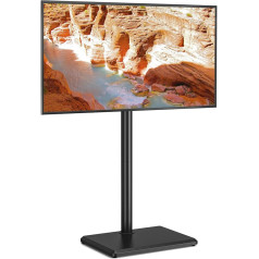 TVON TV Stand TV Напольная подставка для телевизора 32-55 дюймов Регулируемая высота Поворотная Макс. VESA 400 x 400 мм до 40 кг