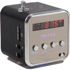 Fosa цифровой портативный динамик MP3/4 плеер Micro SD/TF USB жесткий диск динамик FM для наружного и внутреннего: Дом, общежитие, кухня, ванная комната