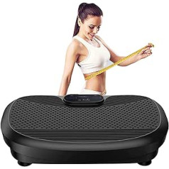 Triple Motor 4D Vibration Plate Exercise Device - Advanced Weight Loss & Shaping Platform with Oscillation, Linear, Pulsation and 4D Motion Technology