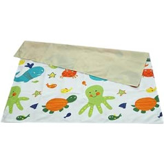 KOMBIUDA 1Stk tragbarer Hochstuhl rutschfeste Essmatte tragbare Spielmatte tragbarer Baby-Hochstuhl für Babys Sitzkissen rutschfestes Sitzpolster Anti-schmutzig Teppich Reisematte Kind Weiß