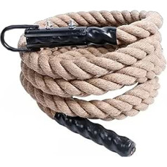 LKZL Sports rope, 50 mm, fire fighting, physical climbing training, hemp rope, for training the arm abdominal muscles (size : 3m)