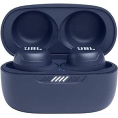 JBL Live Free NC+ TWS Wireless In-Ear Headphones with Noise Cancelling, Blue, up to 21 Hours Battery Life, Includes Charging Box