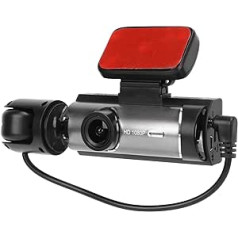 ASHATA 3.16 Inch Car Driving Recorder, Dual Dash Cam, Front Rear Recording Car Dashboard Camera HD Night Vision Parking Reversing Monitor