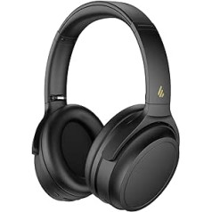 Edifier WH700NB Active Noise Cancelling Headphones - 68 Hours Playback Time - AI Call Noise Reduction - Dual Connections - Lightweight and Foldable - Quick Charge - Bluetooth 5.3 - Black