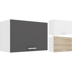 VCM Кухонный шкаф Esilo Ширина 60 см Складной шкаф Настенный шкаф Кухонная мебель Белый