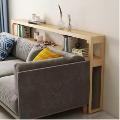 Generic Консольные столы прихожая фермерский дом входной стол, массив дерева прикроватный столик, 2-ярусная открытая полка для хранения, испол