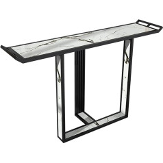 Generic Узкий консольный стол, грифельный консольный стол, простая подставка для цветов в гостиной, стол для хранения на балконе, набор для укр