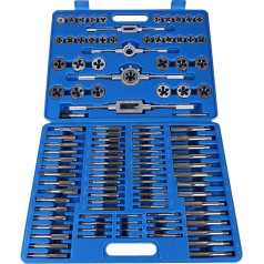 Набор плашек для нарезания резьбы M2-M18 110 штук, метрические, высококачественные метчики, резьбонарезные инструменты, обводной винтовой клю