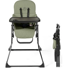 Ickle Bubba Flip Magic Fold Highchair, Sage Green