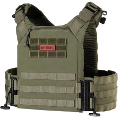 OneTigris FYR Plate Carrier, тактический Plate Carrier, Quick Release System, Airsoft Vest, Adjustable Molle Plate Carrier Chest Protector for Paintball, Police, Airsoft