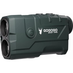 Лазерный дальномер Gogogo Sport Vpro, охота, 1100 м, охотничий дальномер, 6-кратное увеличение с измерением скорости, наклона, сканирования, перезаряж