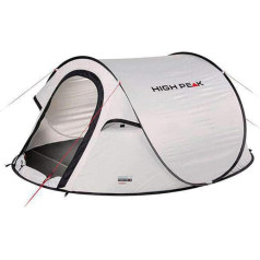 High Peak Vision 2 Pop Up Tent на 2 человека, фестивальная палатка, отдельно стоящая, суперлегкая быстро открывающаяся палатка, 2000 мм водонепроницаемост