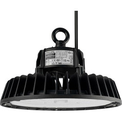 Ledvion Professional LED High Bay 100 Вт, драйвер Philips, 175 лм/Вт, 17 500 люмен, 3000 К, IP65, диммируемый, энергоэффективная лампа UFO, сертификация IP65