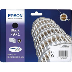 Epson Original T79XL Tintenpatrone Pisa, WF-4630DWF WF-4640DTWF WF-5110DW WF-5190DW WF-5620DWF WF-5690DWF WF-5190DW WF-5690DWF, (schwarz)