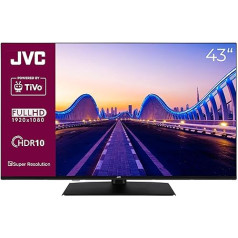 JVC 43-дюймовый телевизор/TiVo Smart TV (Full HD, HDR, тройной тюнер, 6 месяцев HD+ в комплекте) LT-43VF5355