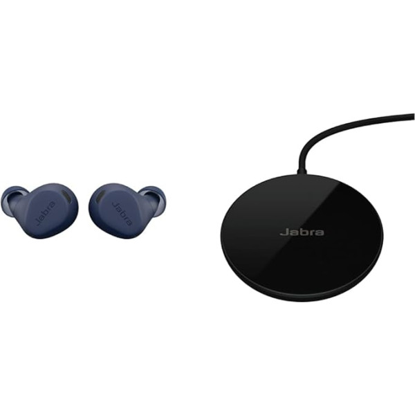 Jabra Elite 8 Active Wireless In-Ear Bluetooth Headphones с адаптивным, гибридным активным шумоподавлением и встроенными микрофонами, устойчивые к воде и поту, темн