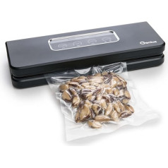 Genius Vacuum Sealer Vac100 | Вакуумный герметизатор для герметичного закрытия пакетов и контейнеров и длительного хранения продуктов, таких как мясо, 