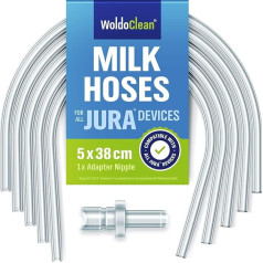 Молочный шланг 5x и соединительный ниппель 1x для полностью автоматических кофемашин - совместимо с Jura Fully Automatic Impressa Giga Ena