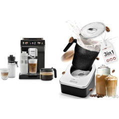 De'Longhi Eletta Explore Perfetto ECAM452.57.G Полностью автоматическая кофемашина и вспениватель молока Clatronic® для горячего и холодного молока
