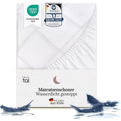 Blumtal® Luxury Quilted Mattress Protector, Oeko-Tex Certified, Anti-Allergy Mattress Protector, Waterproof, 180 x 200 x 30 см