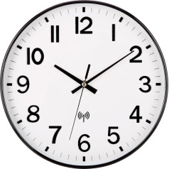 NESIFEE Радиоуправляемые настенные часы без шума 30 см Настенные часы радиокварцевые на батарейках современное украшение для любой стены